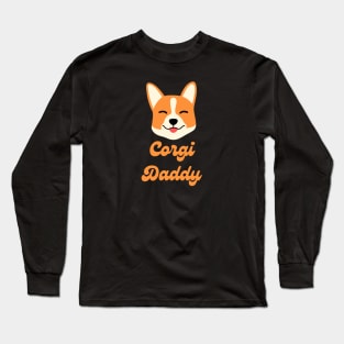 Corgi Daddy Long Sleeve T-Shirt